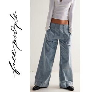 NWT We The Free Breezy Denim Pull-On Jeans in Dusk Sz XS